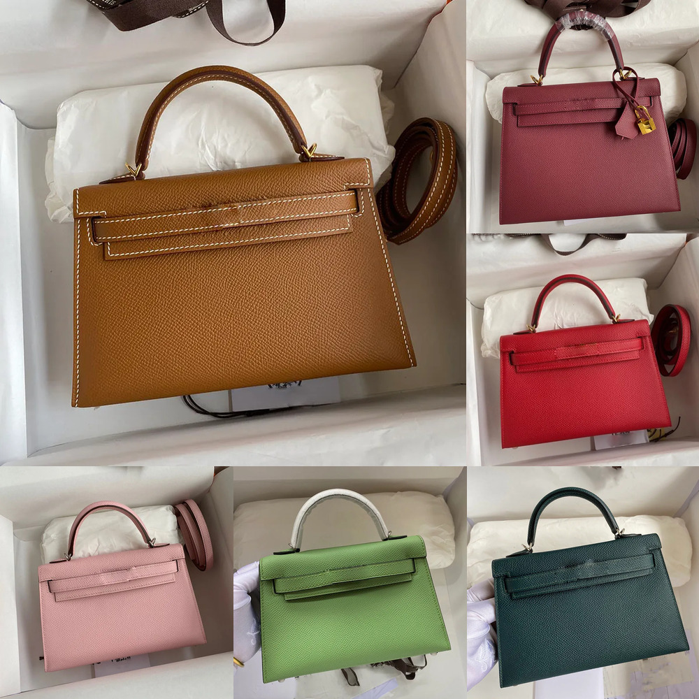 Top designer klly tote bag Classic luxury crossbody women genuine leather Single shoulder Ladies handbag Fashion evening bag Purse Free Shipping