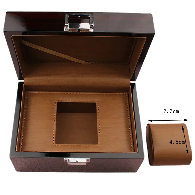 Premium Solid Wood Lacquer Watch Box Jewelry Storage Case High-End Display Buffer for Watches And Jewelry Premium Gift Wrapping 260522 - view 6