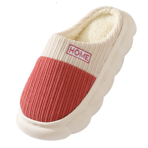 Fashion Gifts Unisex Home Fuzzy Lined Slippers Closed Toe Design Durable Construction For Indoor Home Use And Bedroom Activities - view 5