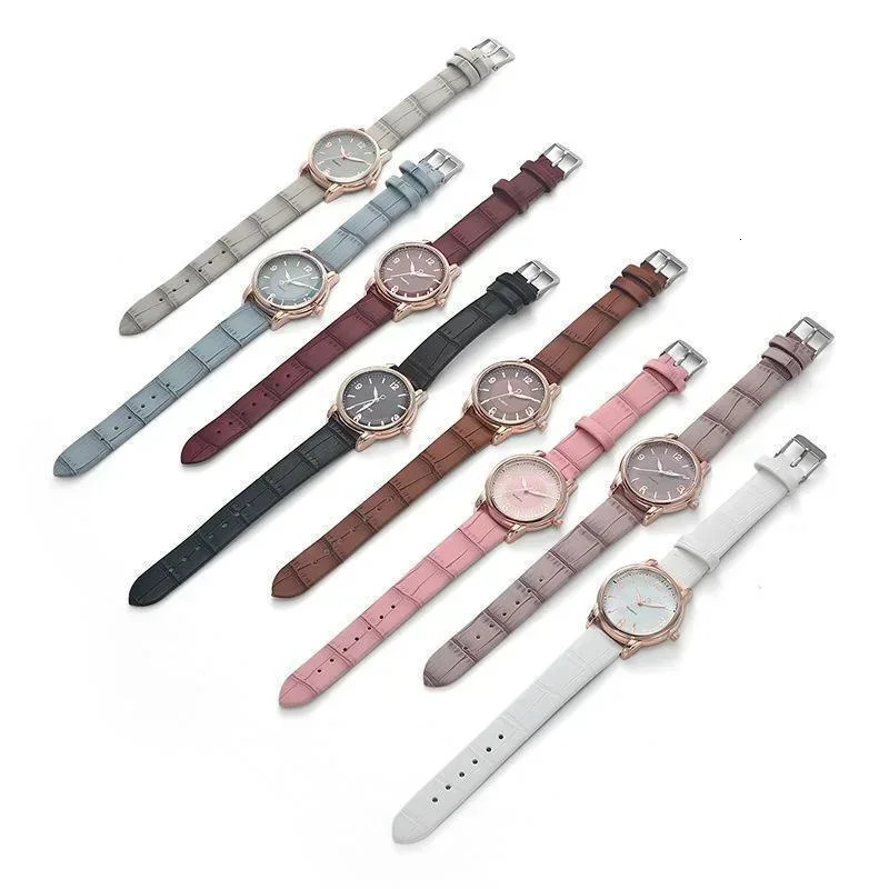 Leather Strap Ladies Watch Polygon Glass y Women clocks Dial Quartz Creative Fashion Quartz Watch 260521