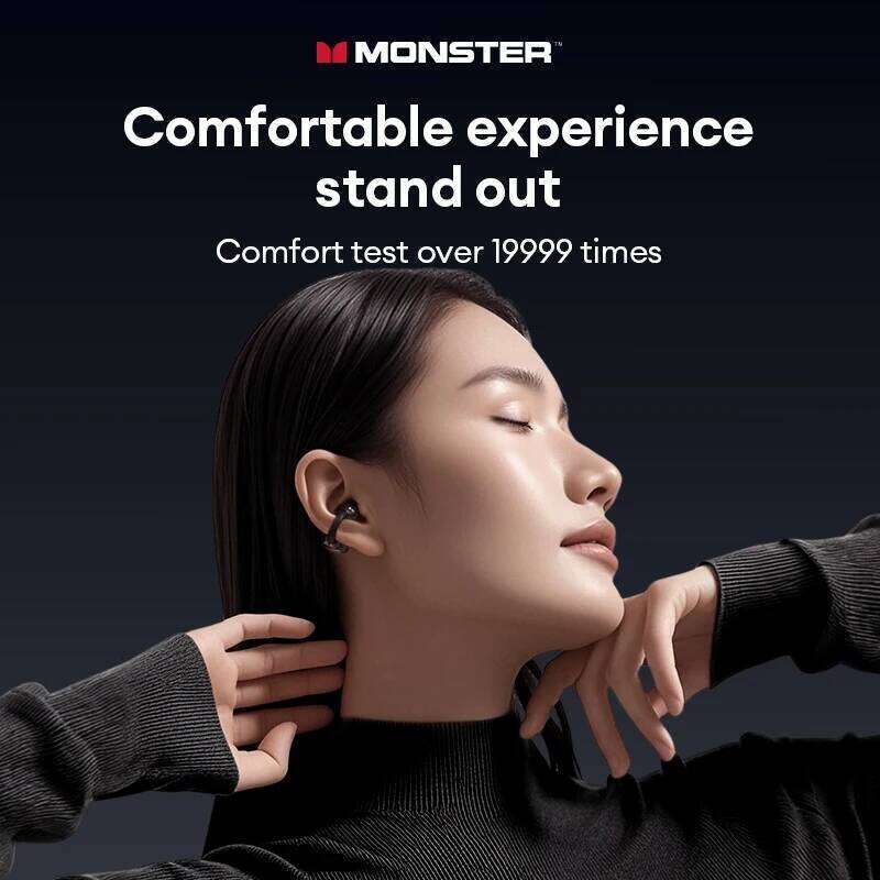 Choice Monster MQT65 OWS 6.0 Earphones Low Latency Earclip BT Headphones HD Call HiFi Music Game Sport Earbuds 26Y0523