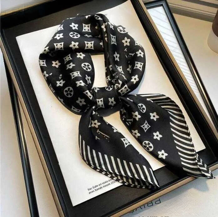 Scarf Silk Scarfs For Women Cap Shawl Lightweight Square Satin Head Wrap Medium Headband Shawl Character Letter Animal Print Dot Floral Neckerchiefs