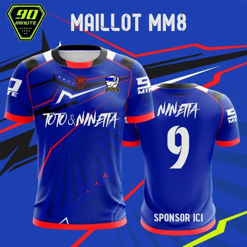 New summer men's t-shirt 2026, model Maillot 90 minutes, Toto and Nineta, double-sided print, short sleeves, oversized fit, breathable, quick-dry