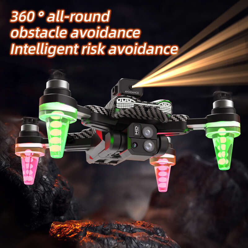 C19S Gradient Light Drone C18S Brushless Motor HD Aerial Photography RC Quadcopter Toy CKS