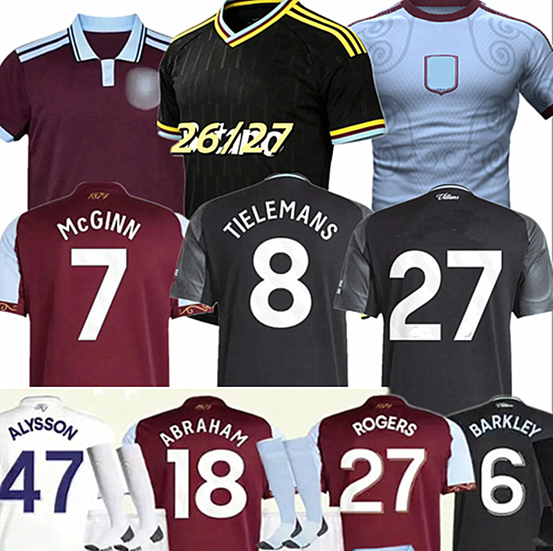 2026 2027 Astons Villla Maglie Da Calcio Sancho Bailey Male…