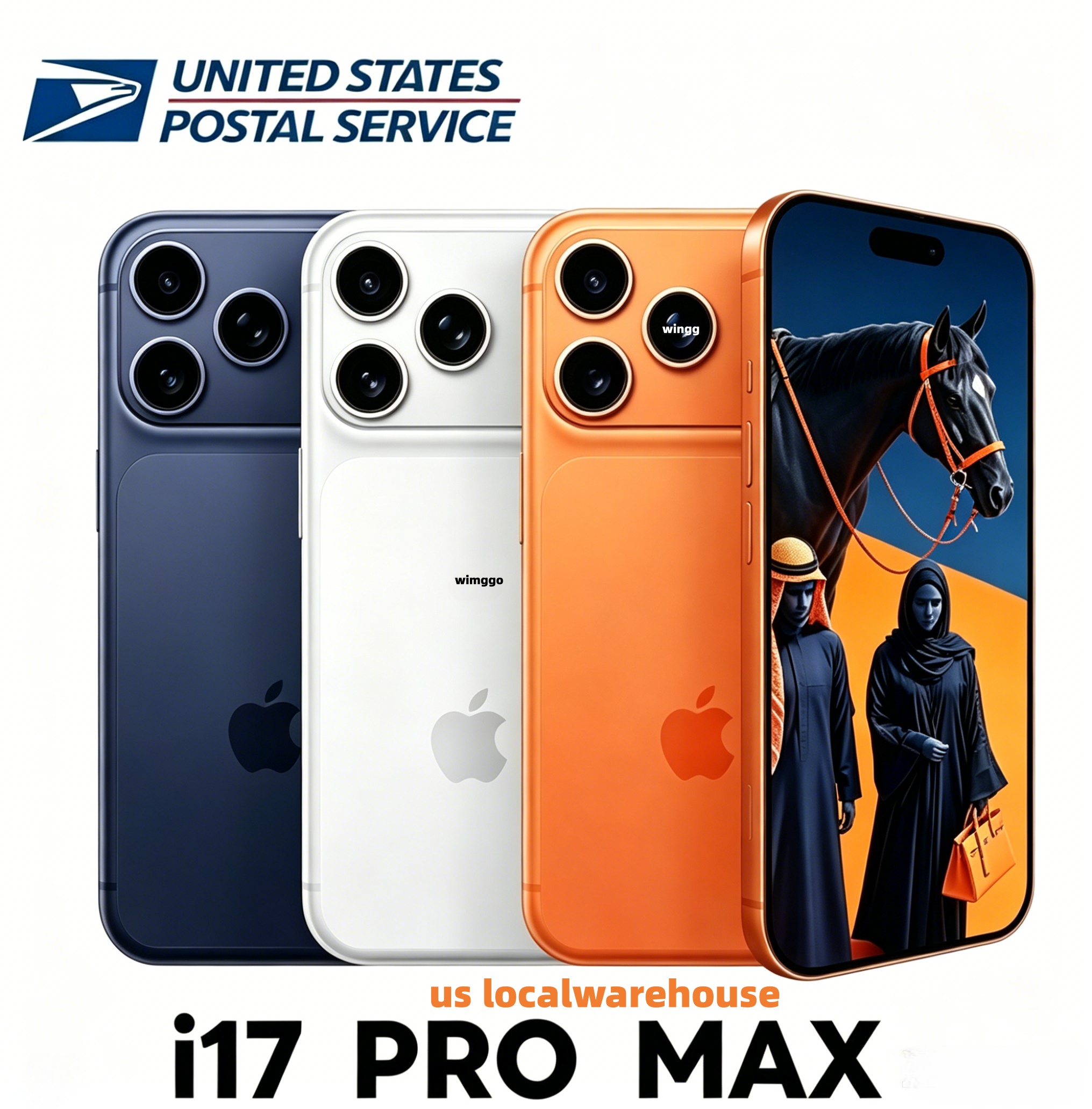 Iphone 17 Promax Cell Phones I16 Smartphone Camera 2TB Ram Face Id Full Screen Smart Computer Smartphones Mobile Phone Unlock Green Tag Sealed Gift