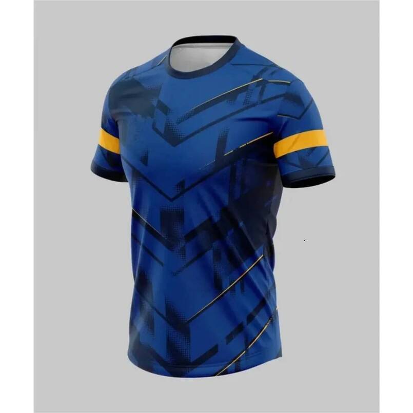 Football sports t-shirt For outdoor running and exercise, 3D printed, suitable for summer, quick drying, men's t-shirt.