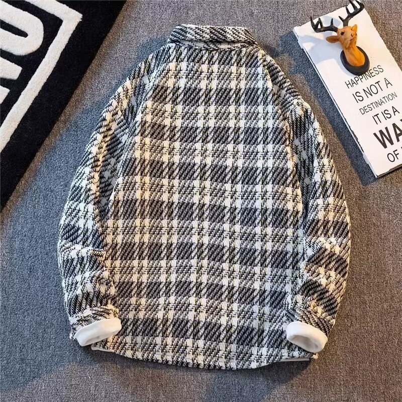 Designer Luxury Brand Essential Loose Plus Men's Collar Jacket Top Fashionable Street Style Small Fragrance Knitted Jacket Men's Sportswear 