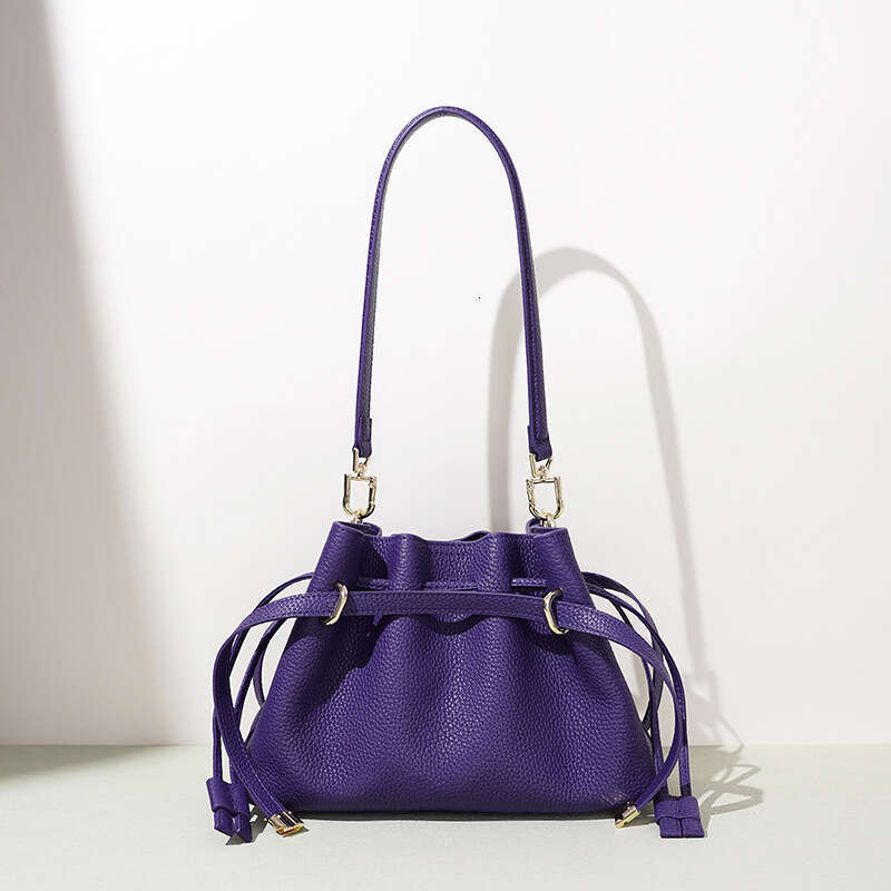 Korean Style Drawstring Crossbody Bag Unique Design Large Capacity Daily Commute Women Shoulder Bag SENYY