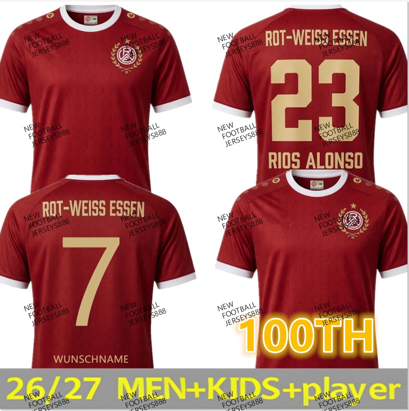 Rot-Weiss Essen 2025/26 Maglia Centenario S-4XL