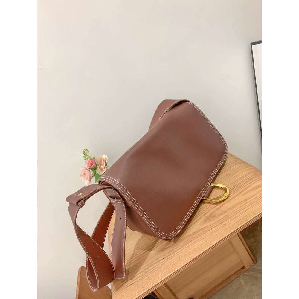 Women New Fashion Genuine Leather Crossbody Bag Light Luxury Large Capacity Versatile Underarm Shoulder Bag SENYY
