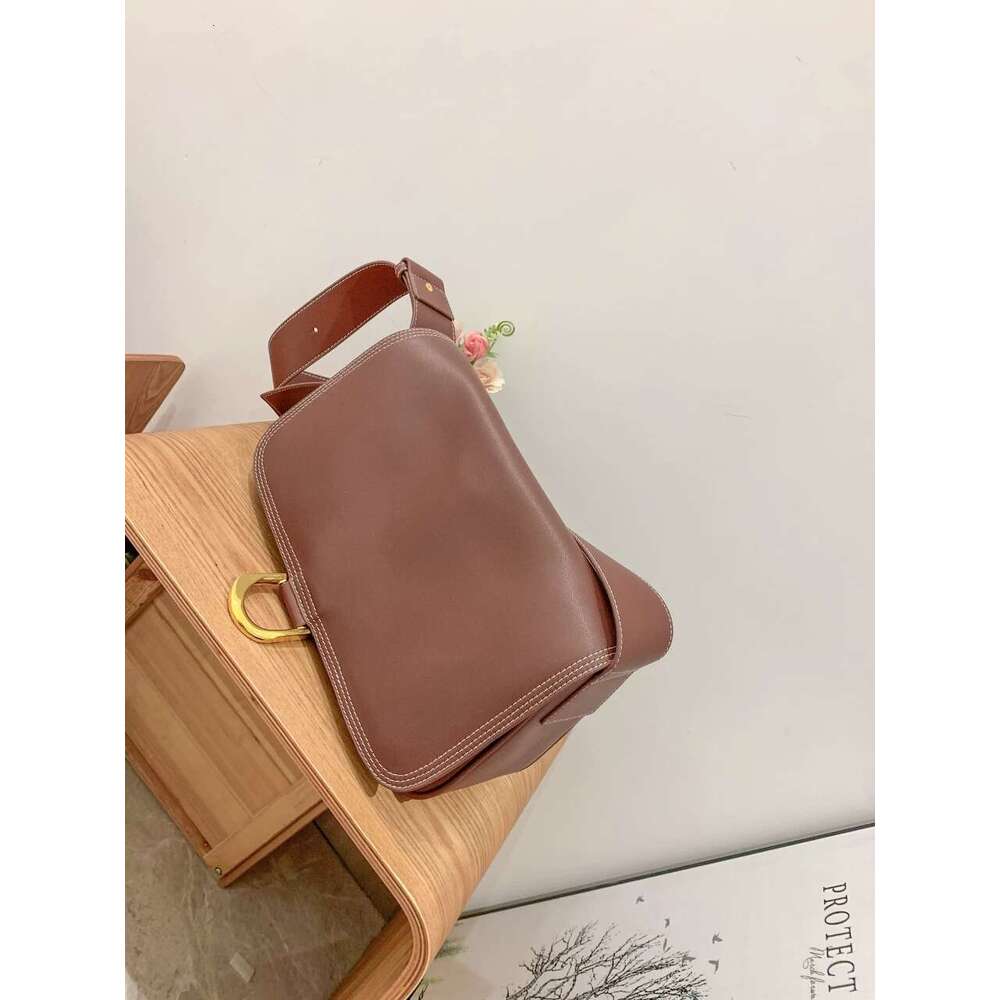 Women New Fashion Genuine Leather Crossbody Bag Light Luxury Large Capacity Versatile Underarm Shoulder Bag SENYY