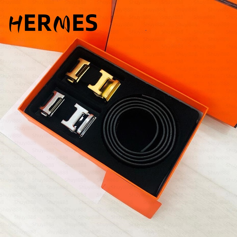 designer belts mens belt genuine leather womens belt set letter metal automatic buckle business leisure ceinture with gift box AAAAA