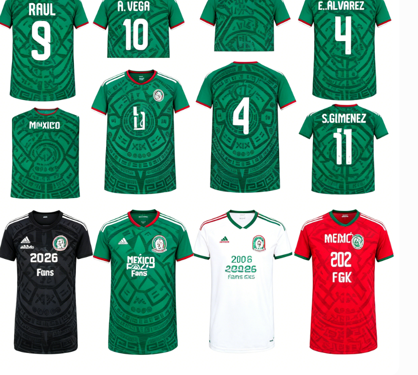 2026 World Cup Mexico men football jerseys, new arrival mexico home green soccer jerseys,super #9 RAUL 11 S.GIMENEZ H. LOZANO #22 football CHICHARITO 