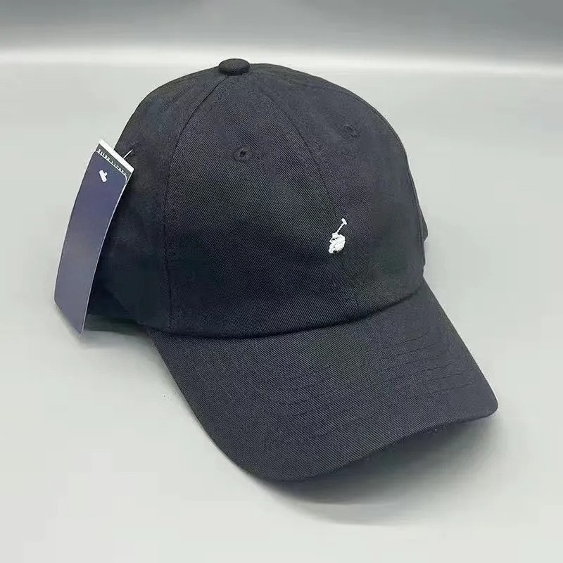 Unisex Baseball Cap with Embroidered Pony Logo Classic Designer Golf Casual Sun Hat Adjustable Premium Quality Summer Outdoor Hat for Men Women