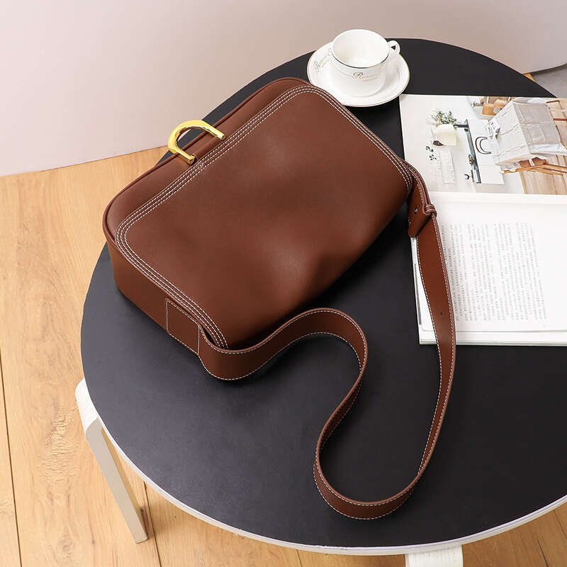 Women New Fashion Genuine Leather Crossbody Bag Light Luxury Large Capacity Versatile Underarm Shoulder Bag SENYY