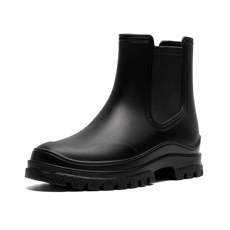 luxury designer boots 2026 New Women's Short Rain Boots, Fashion Waterproof Anti-Slip Rubber Shoes for Outdoor free shipping