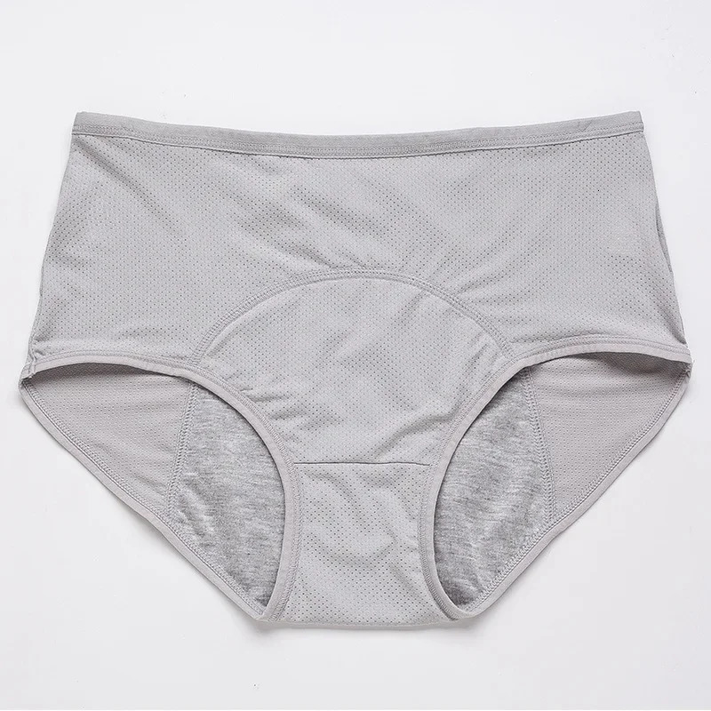 2pcs Physiological Briefs Girl Menstrual Panties Ladies Period Leak Proof Panty Mid Waist Ice Silk Underwear 260522