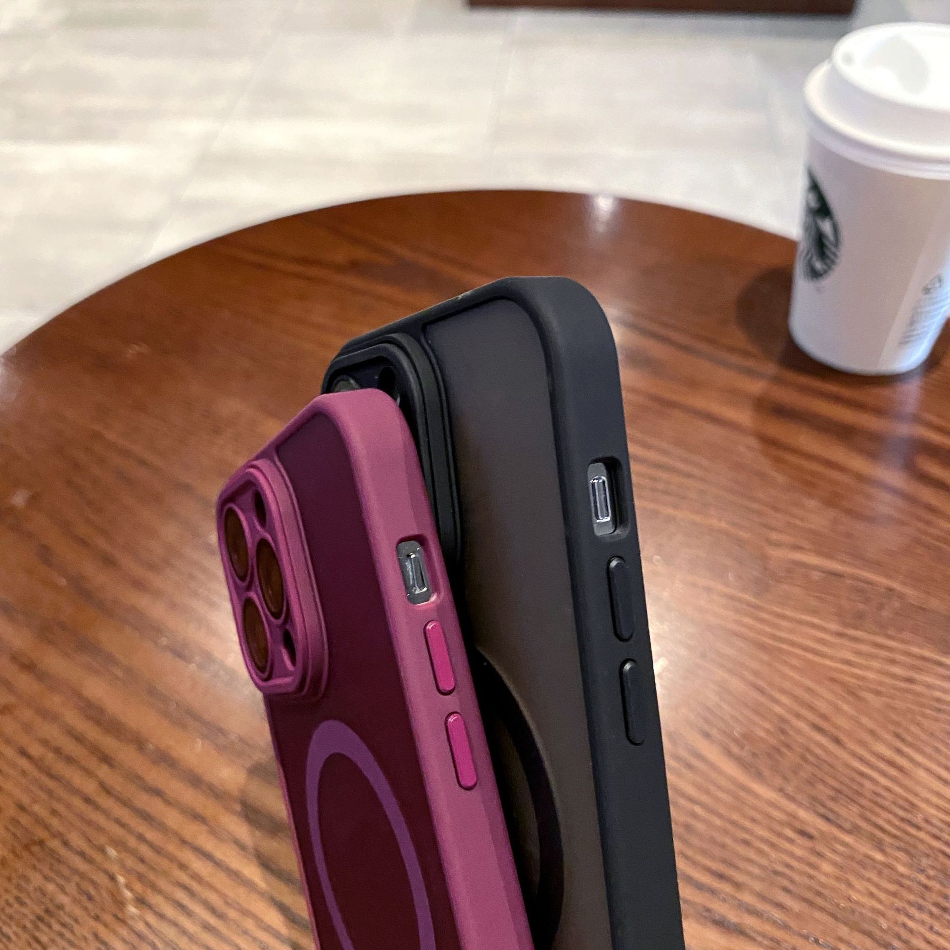 Skin Feel Magnetic Phone Case Anti-drop Shockproof Protective Cover Compatible iPhone 11-17 Series Support Wireless Charging Matte Anti-slip Full Body