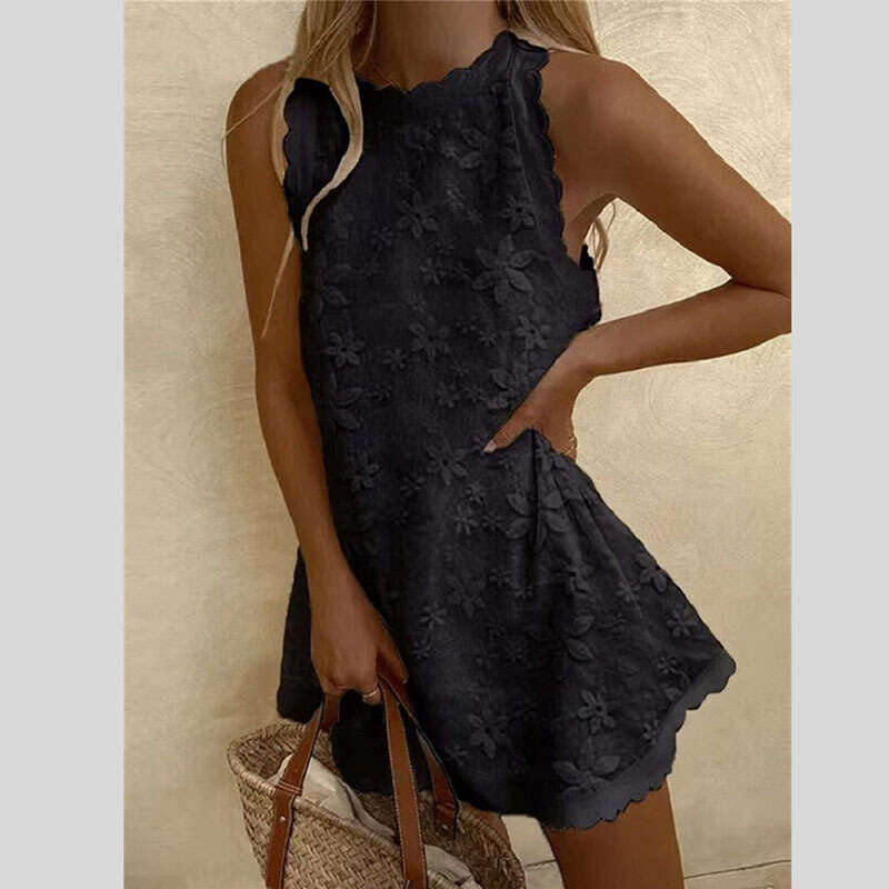 New Casual Loose Sleeveless Vest Dress Sweet Lolita Style Women Daily Wear Party Fashion Tank Dress MAKOUFEI