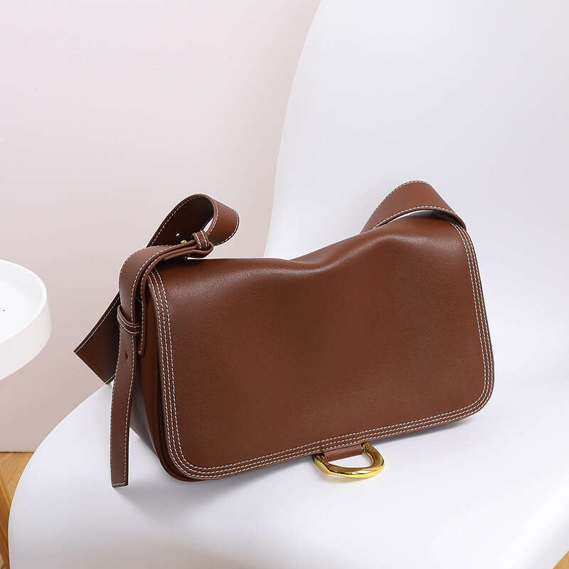 Women New Fashion Genuine Leather Crossbody Bag Light Luxury Large Capacity Versatile Underarm Shoulder Bag SENYY