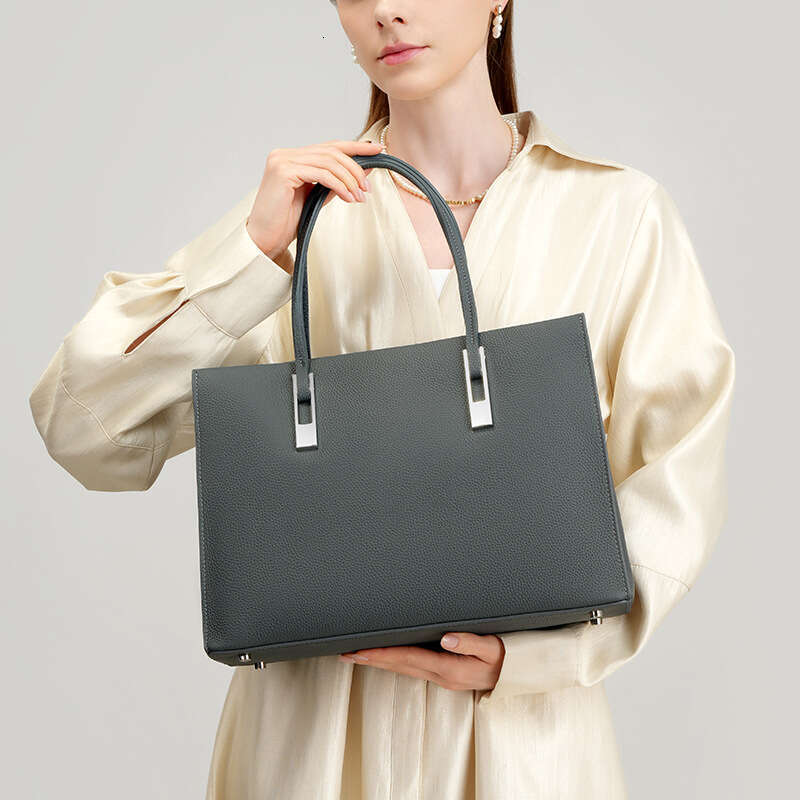 Cross Border Fashion Top Layer Cowhide Shoulder Tote Bag High End Genuine Leather Women S Large Capacity Handbag SENYY