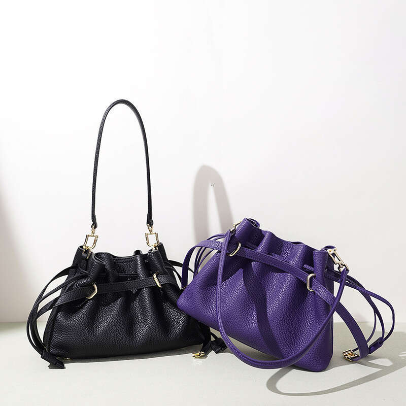 Korean Style Drawstring Crossbody Bag Unique Design Large Capacity Daily Commute Women Shoulder Bag SENYY