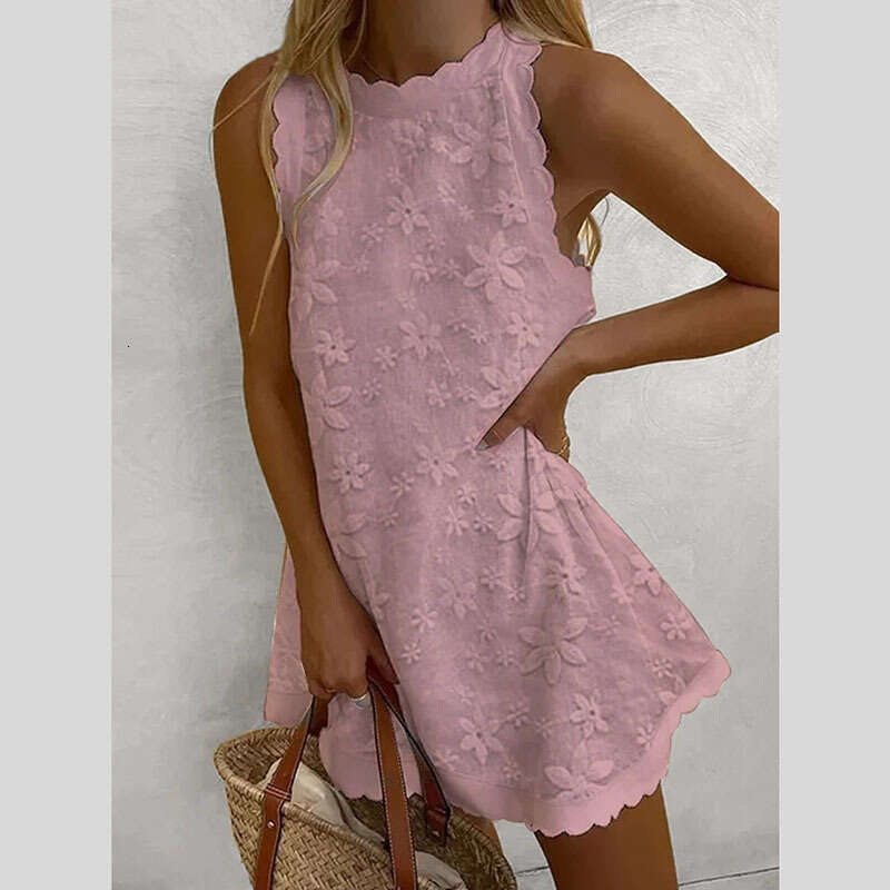 New Casual Loose Sleeveless Vest Dress Sweet Lolita Style Women Daily Wear Party Fashion Tank Dress MAKOUFEI
