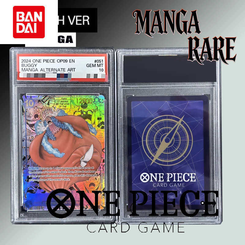 Diy One Piece Manga Sets 2024 One Piece Op09-Emperors In The New World 051 Buggy Manga Alternate Art Collection Card L260525AAUN