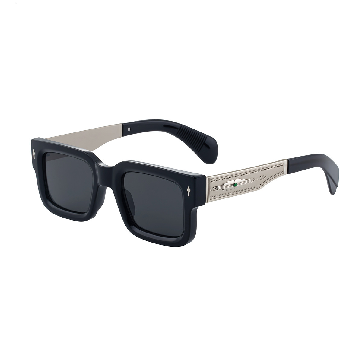 High Quality 2025 New Fashion Square Frame Polarized Retro High-End Sun Protection Sunglasses for Men, - view 6