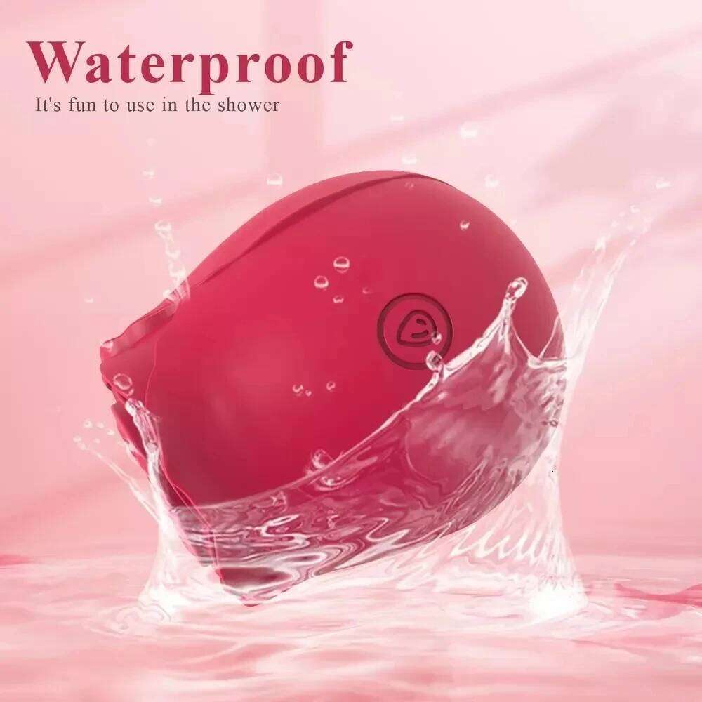 Rose Sucking Masturbator Wand with AV Vibration, Love Egg for Women, Adult Pleasure Toy J260525 - view 7