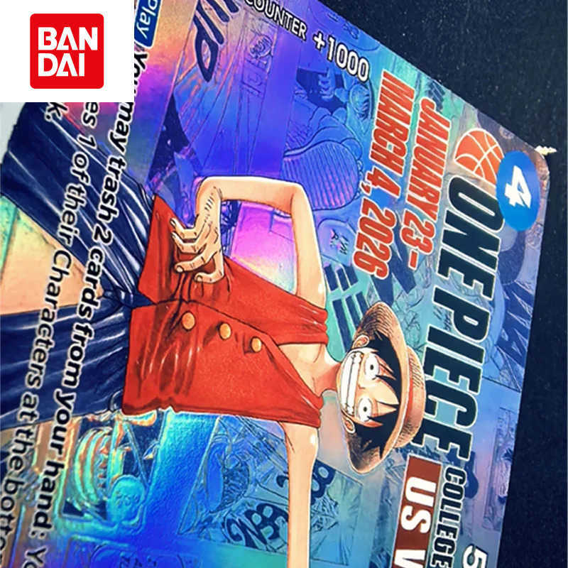 Diy One Piece English Monkey D Luffy Us Voyage College Basketball Promo Card Collction Limit Card L260525DMAL