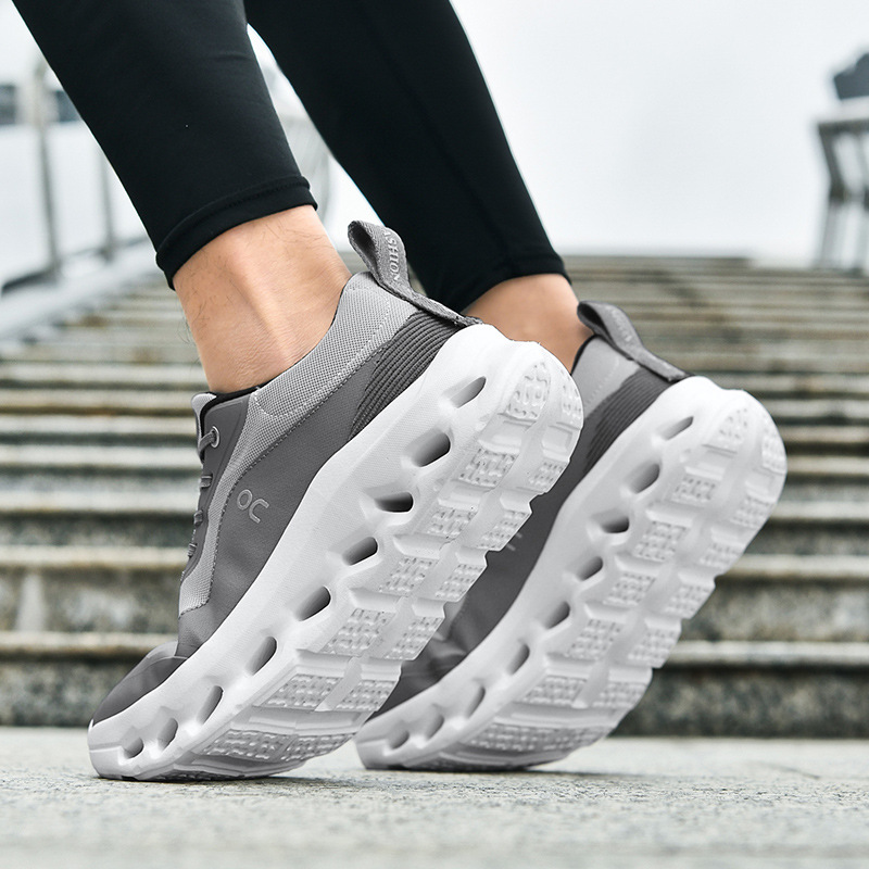 Free shipping designer shoes Comfort-Fit Mens Sport Casuals Stylish High Top Trainers Soft Underfoot Cushioning Thick-soled white