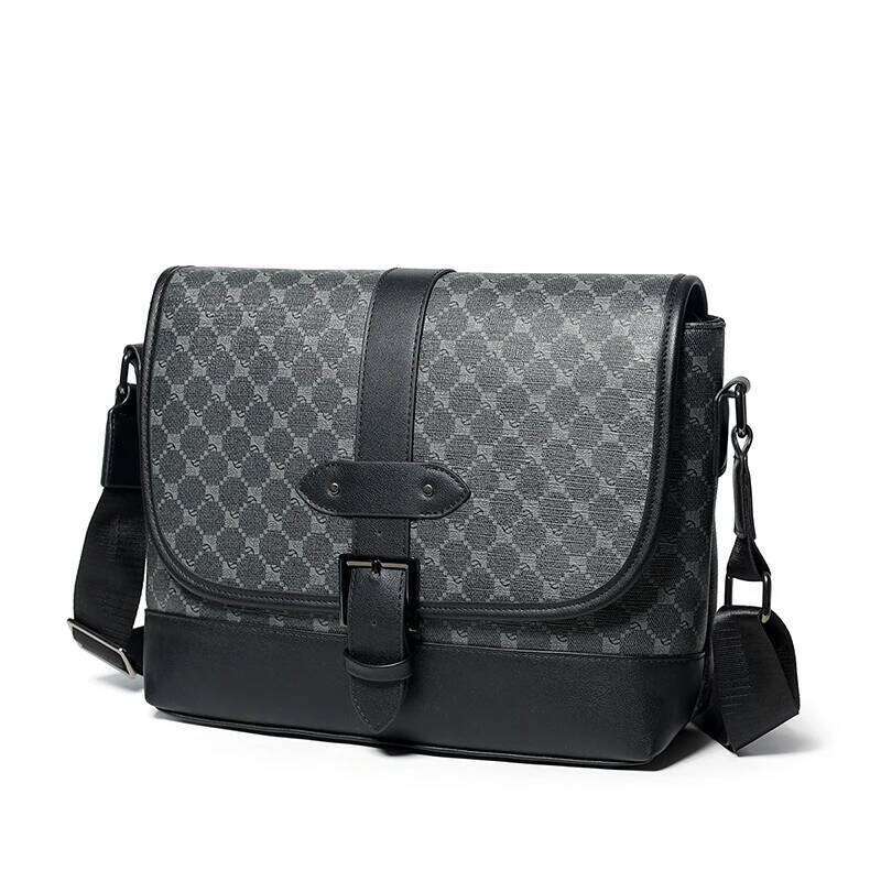 Business Leather Large Crossbody for Men Bags Designer Casual Man Messenger Male Sling Pack Work Shoulder Bag Luxury