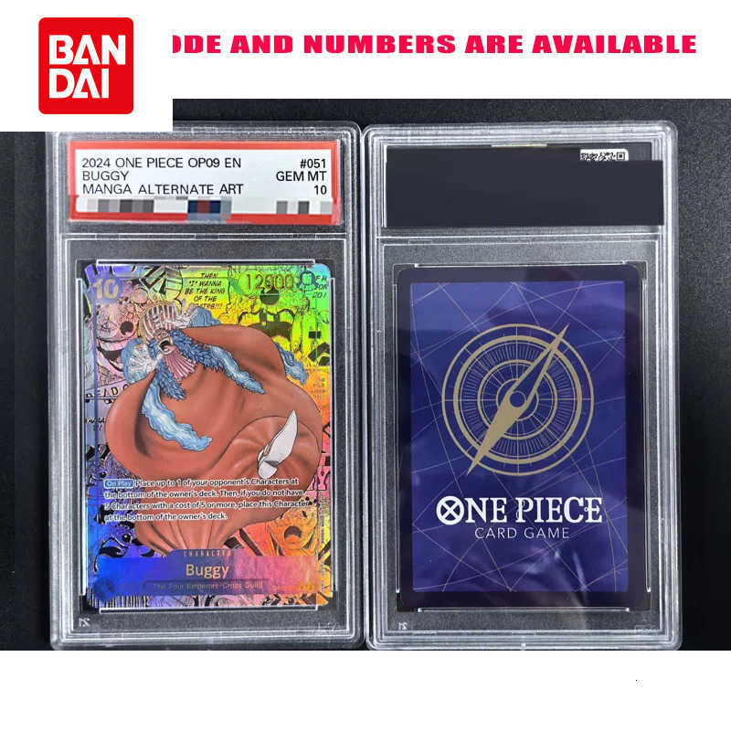 Diy One Piece Manga Sets 2024 One Piece Op09-Emperors In The New World 051 Buggy Manga Alternate Art Collection Card L260525AAUN