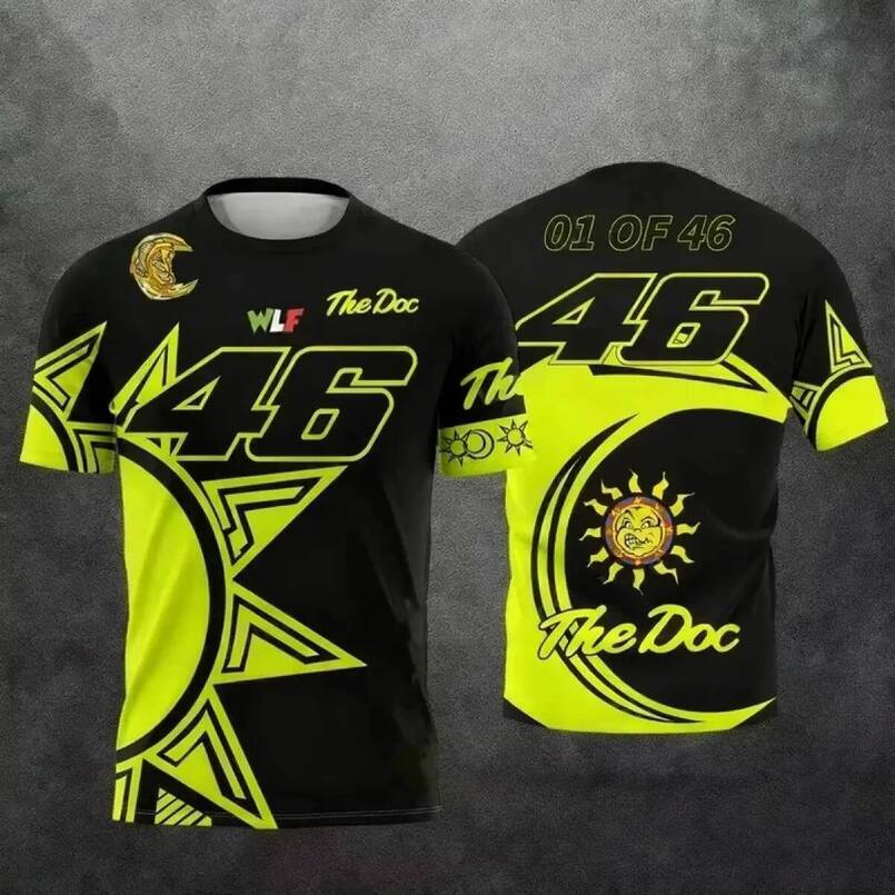Best-selling item number 46: The ultimate racer t-shirt, comfortable to wear, suitable for everyday motorcycle riding and casual street fashion style.