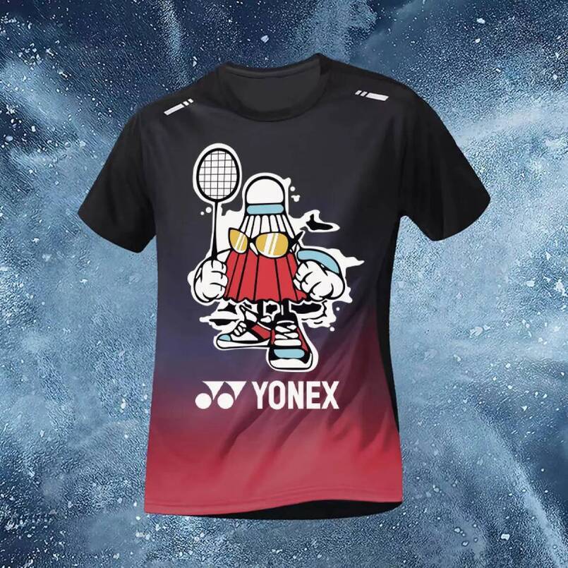 Badminton Compression for men Sports t-shirt brands Running and fitness shirts, round neck, short cycling shirts