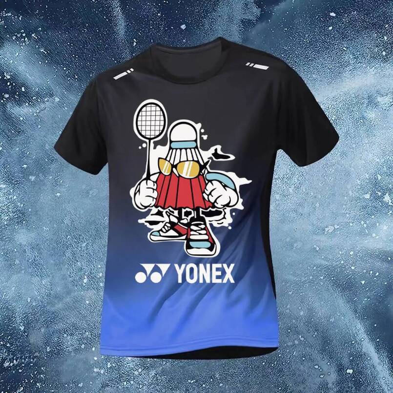 Badminton Compression for men Sports t-shirt brands Running and fitness shirts, round neck, short cycling shirts