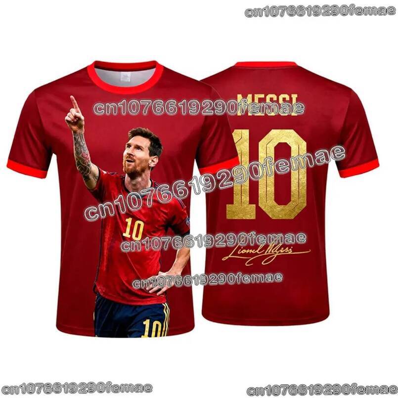 Men's MESSI football t-shirt, summer model 2026, superstar graphic design. Jersey for collectors. Casual sports style.