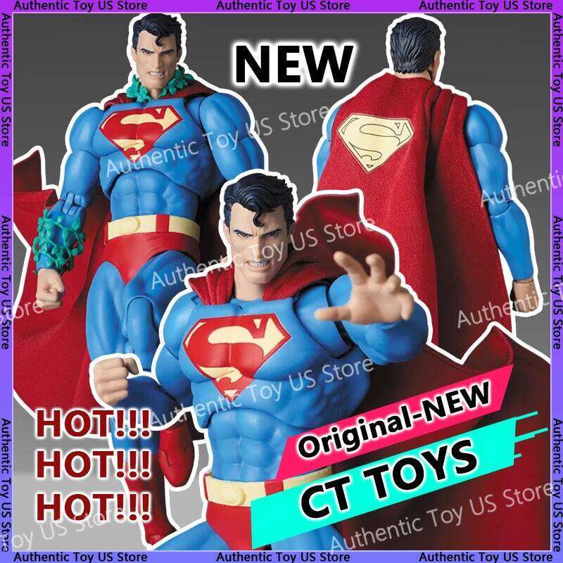 New CT Superman Hush 117 Version Dc Super Man Anime Cloth Made Action Figures Figurine Statue Model Gifts Kids Toys W260525
