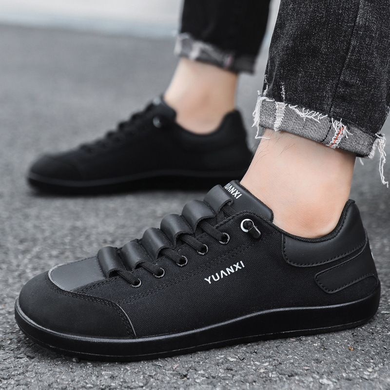 Unisex Barefoot Wide Toe Shoes Women Men Artificial Leather Minimalist Sneakers Adjustable Slip On Walking Shoes 260227