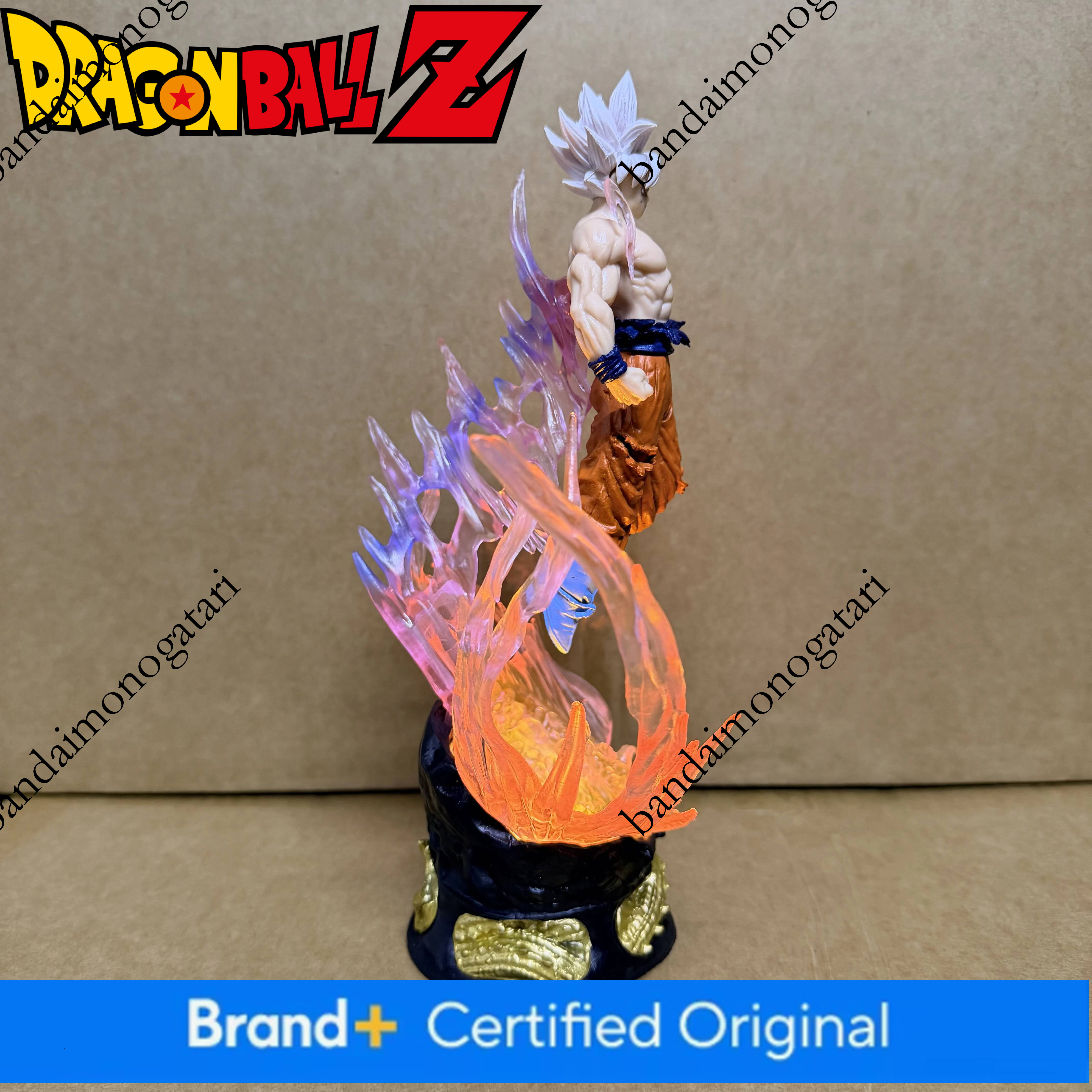 24Cm Anime Dragon Ball Son Goku Action Figures Ultra Instinct Super Saiyan Statue Pvc Emit Light Model Boy Toy - view 5