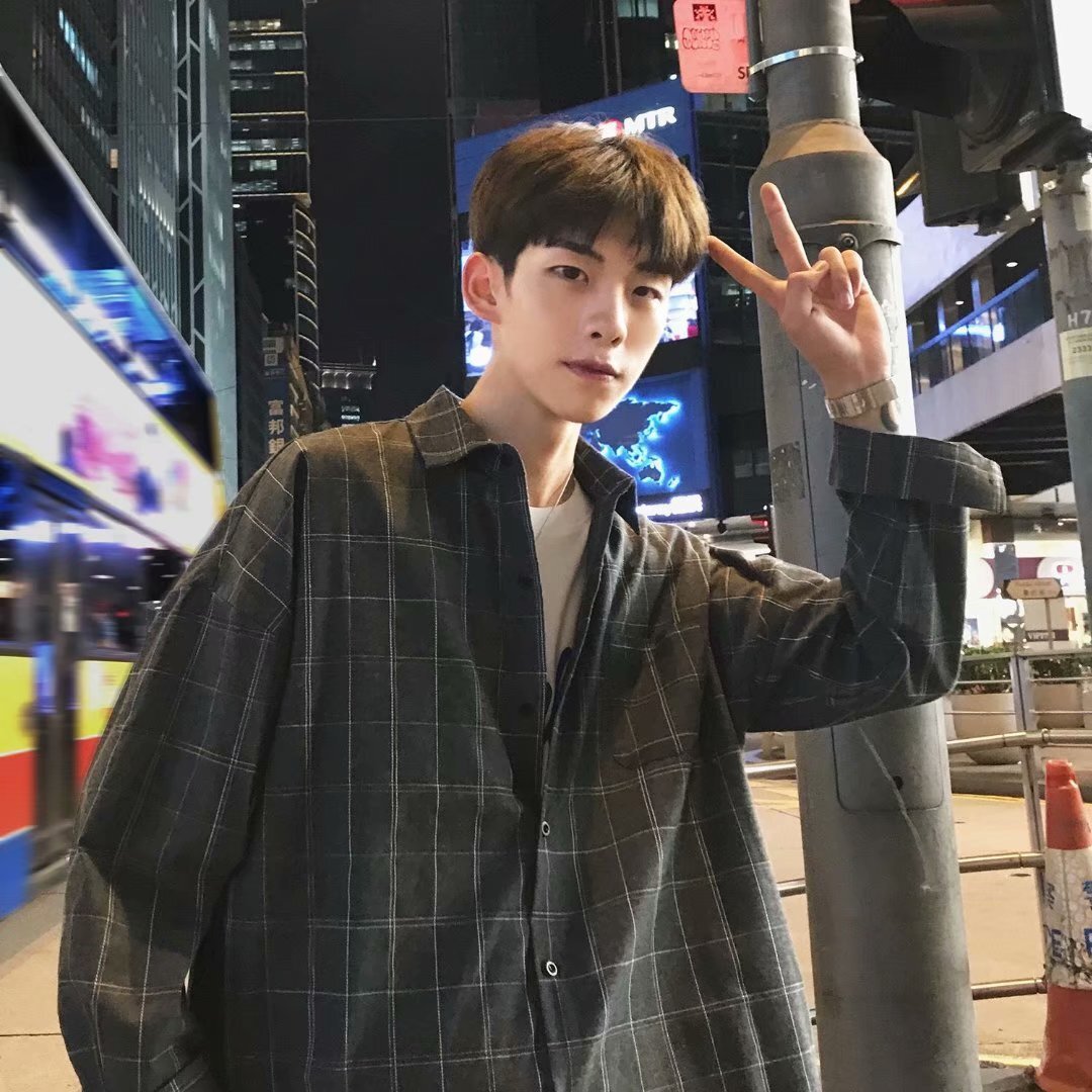 Luxury Brand Designer 2026 Black Plaid Long-sleeve Shirt Ins-style Loose Casual Versatile Button-up Shirt Jacket for Spring Summer Teenagers Daily Wea