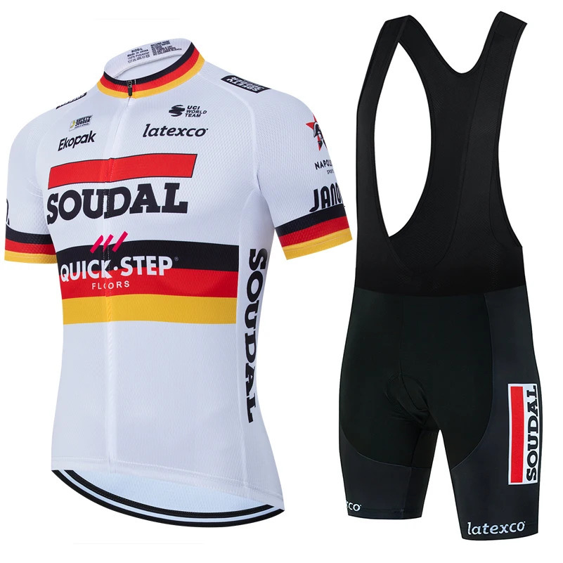 SOUDAL Quick Step Cycling Jersey Sets MTB Bike Clothing Short Sleeves Bicycle Clothes Ropa Ciclismo Hombre Maillot 260525
