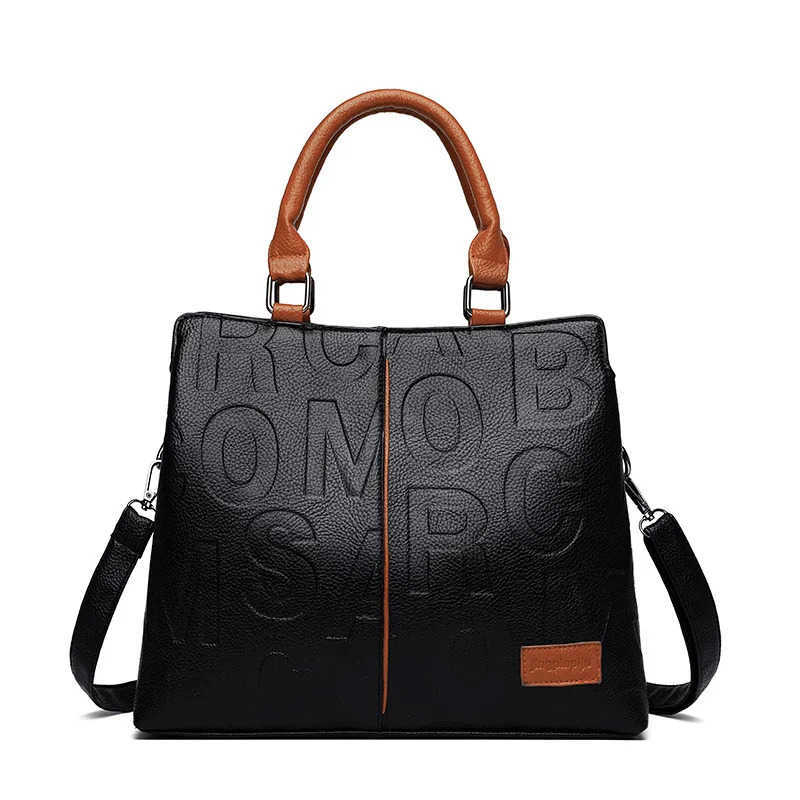 PU Leather Casual Crossbody Bags for Women Ladies Luxury Designer Tote Handbag Female Large Capacity Travel Shoulder Bag SacR260525