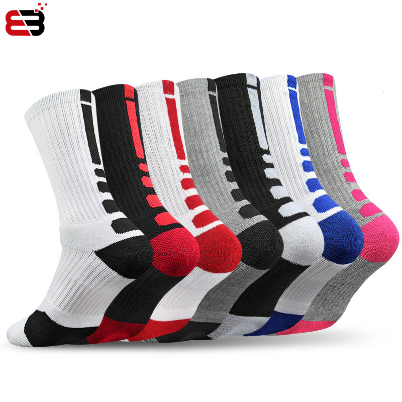2026 Elite Football High Top Cushioned Socks Running Socks High-Performance Athletic Socks Women's Anti-Slip Thick Towel Bottom High-Top Sports S - view 3