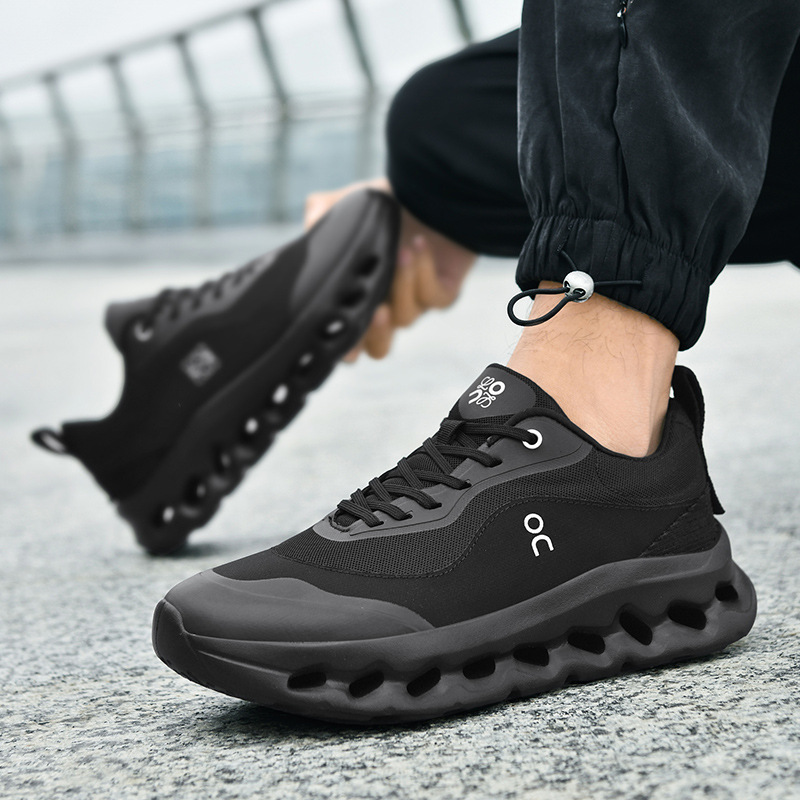 Free shipping designer shoes Comfort-Fit Mens Sport Casuals Stylish High Top Trainers Soft Underfoot Cushioning Thick-soled white
