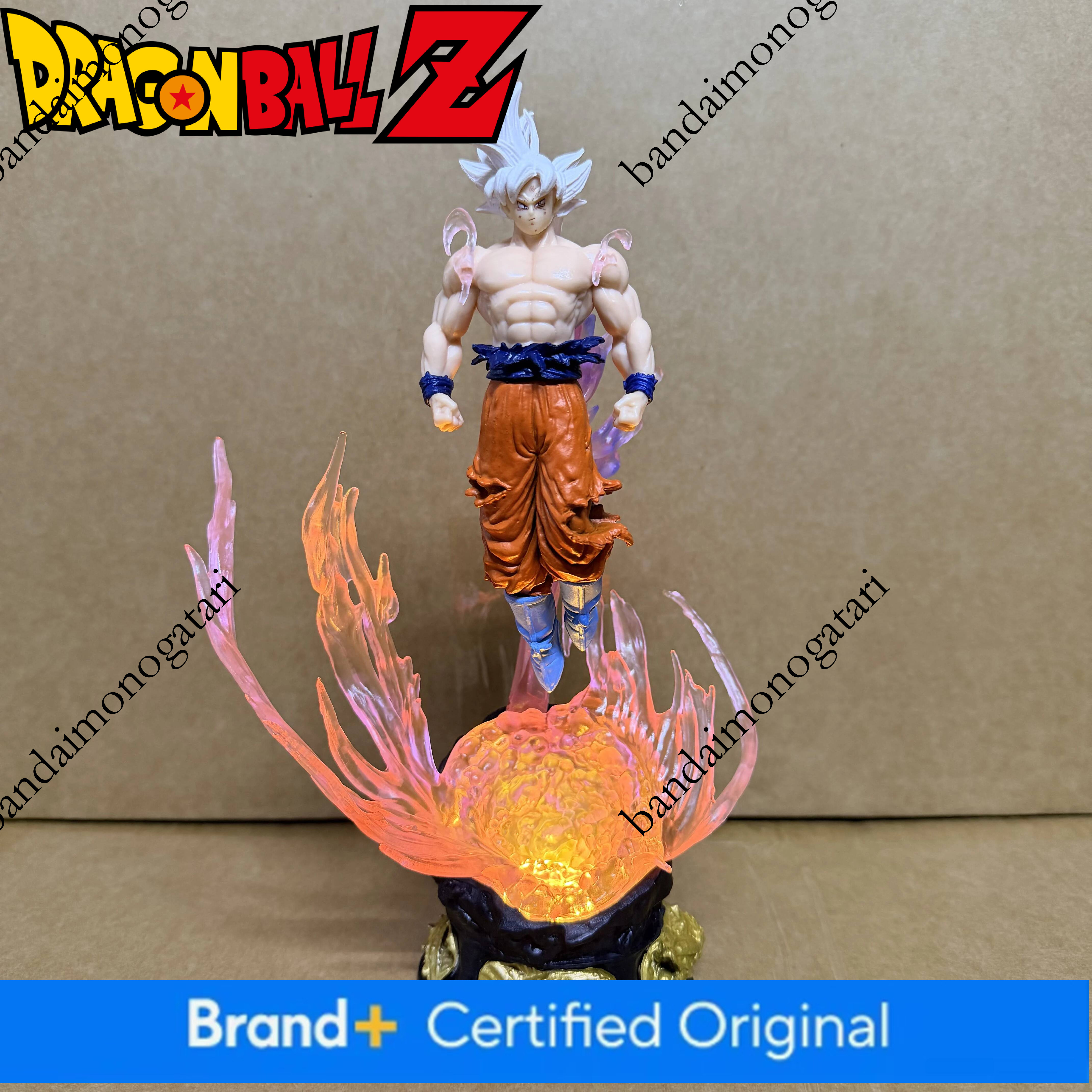24Cm Anime Dragon Ball Son Goku Action Figures Ultra Instinct Super Saiyan Statue Pvc Emit Light Model Boy Toy - view 3