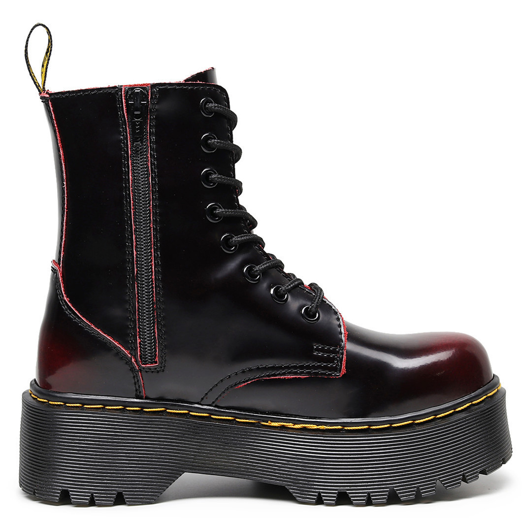 AIYUQI Women Ankle Boots Genuine Leather Retro Laceup Highheel Women Short Boots Largesize Nonslip Platform Female 250929