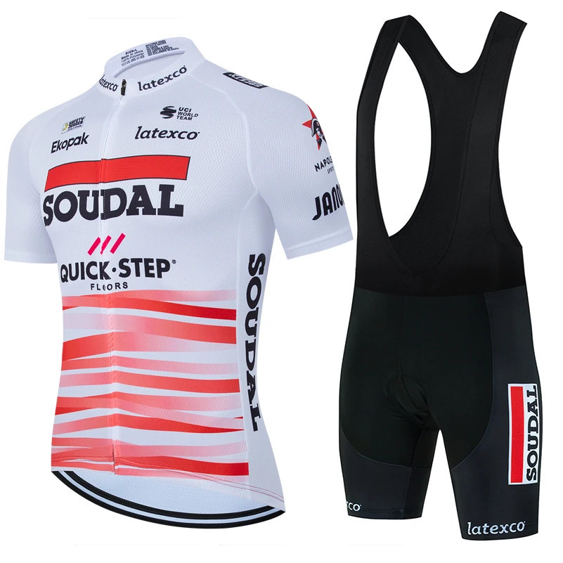 SOUDAL Quick Step Cycling Jersey Sets MTB Bike Clothing Short Sleeves Bicycle Clothes Ropa Ciclismo Hombre Maillot 260525